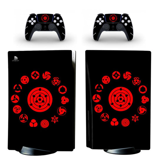 NARUTO ANIME UCHIHA ITACHI, SASUKE - PS5 DIGITAL EDITION PROTECTOR SKIN