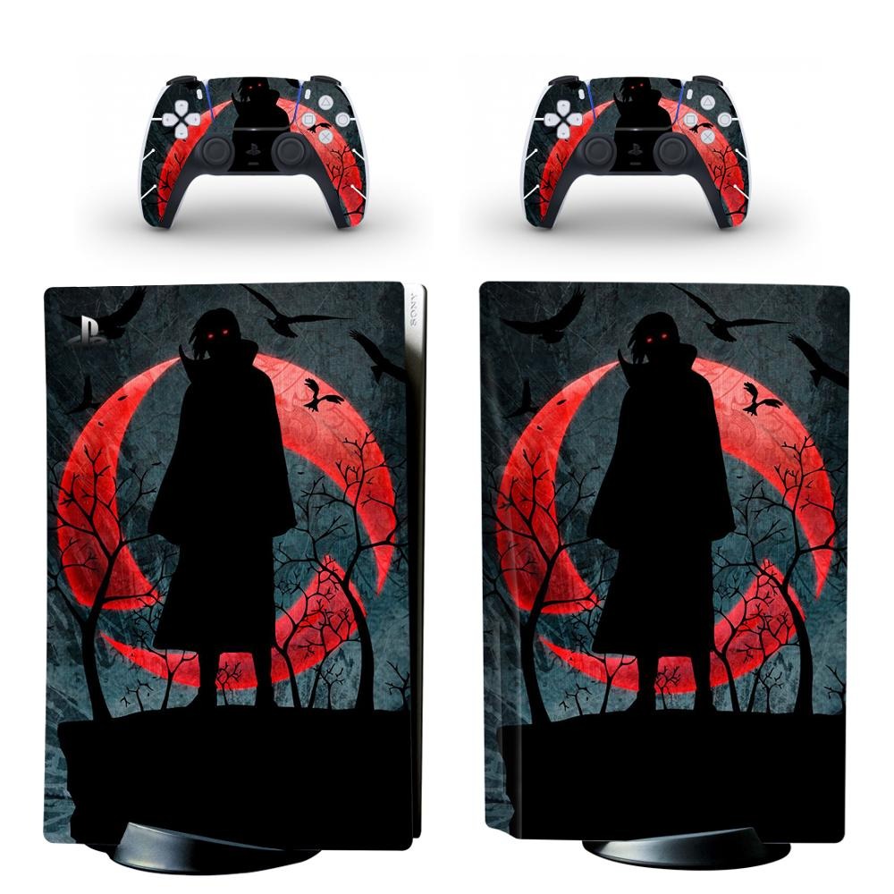 NARUTO ANIME UCHIHA ITACHI, SASUKE - PS5 DIGITAL EDITION PROTECTOR SKIN