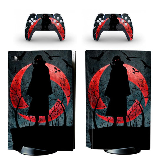 NARUTO ANIME UCHIHA ITACHI, SASUKE - PS5 DIGITAL EDITION PROTECTOR SKIN