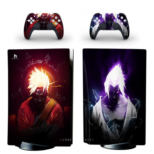 NARUTO ANIME UCHIHA ITACHI, SASUKE - PS5 DIGITAL EDITION PROTECTOR SKIN