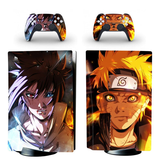 NARUTO ANIME UCHIHA ITACHI, SASUKE - PS5 DIGITAL EDITION PROTECTOR SKIN