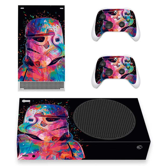 Colorful Stormtrooper Xbox Series S Skin & Controller Set