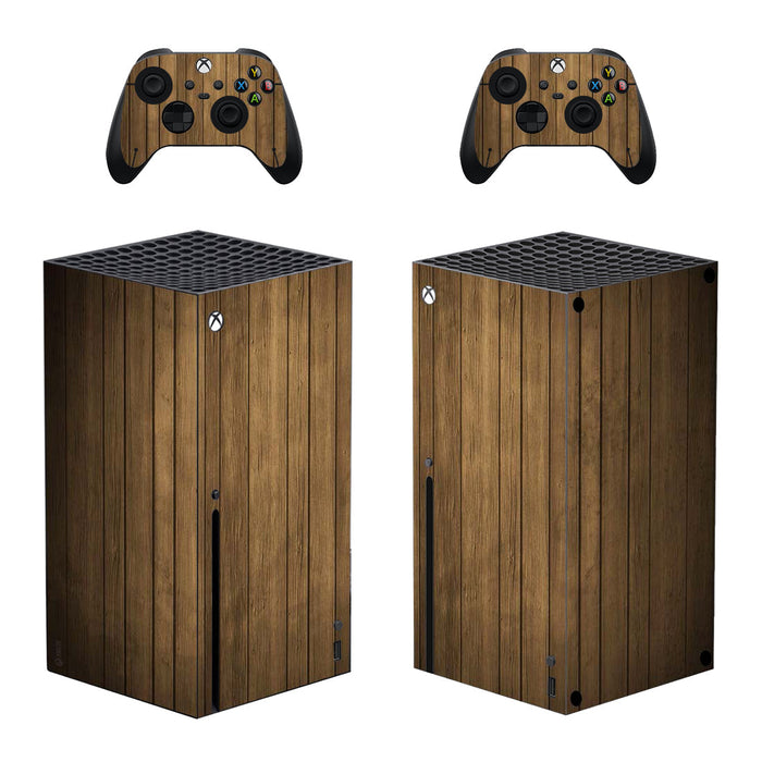 Rustic Wood Xbox Series X Skin & Controller Set