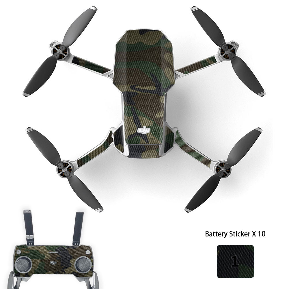 CAMOUFLAGE - DJI MAVIC MINI DRONE PROTECTOR SKIN