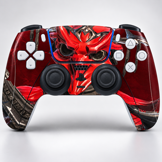 Apex Legends Revenant Red Skin for PS5 DualSense Controller — design detail view