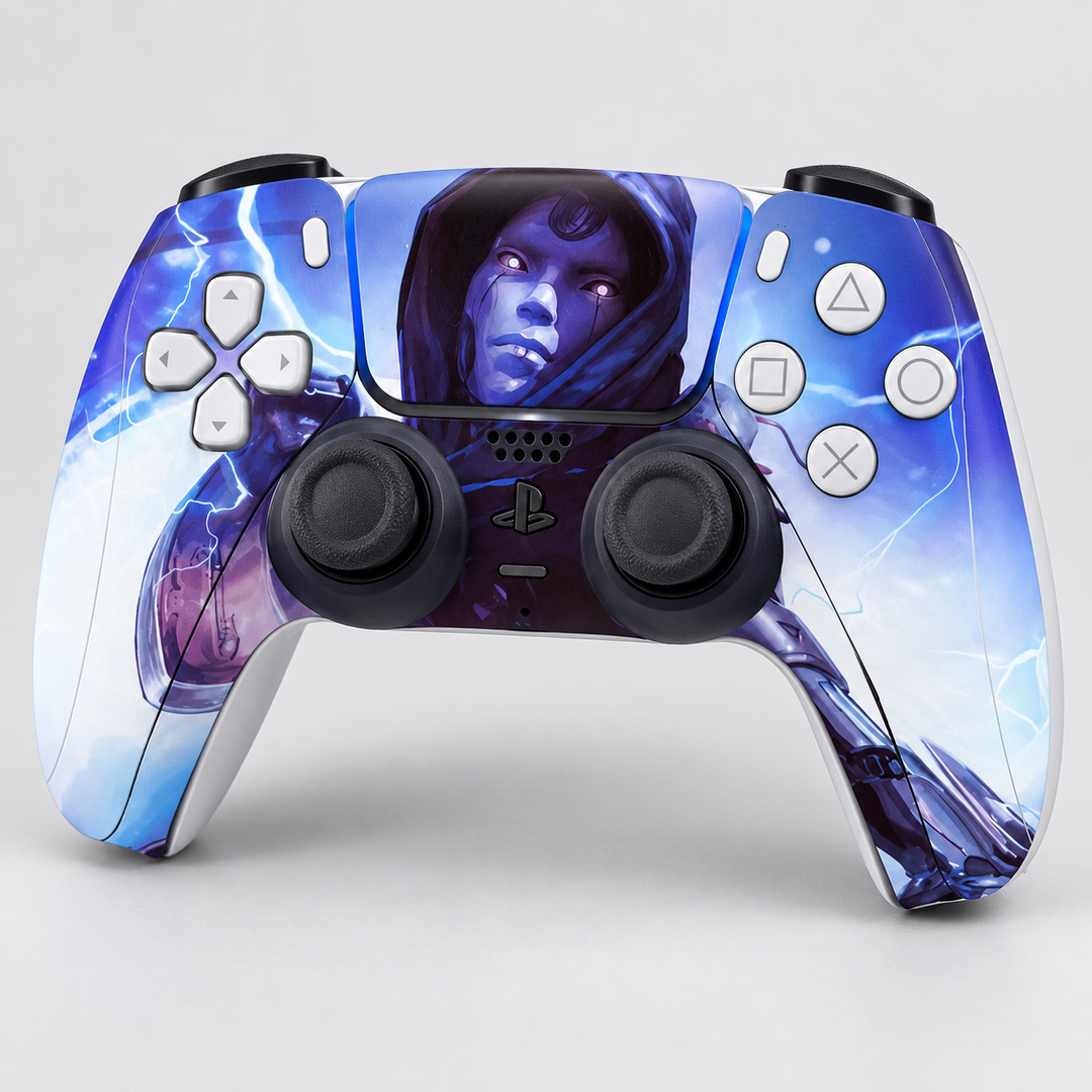 Apex Legends Void Lightning Skin for PS5 DualSense Controller — studio overview