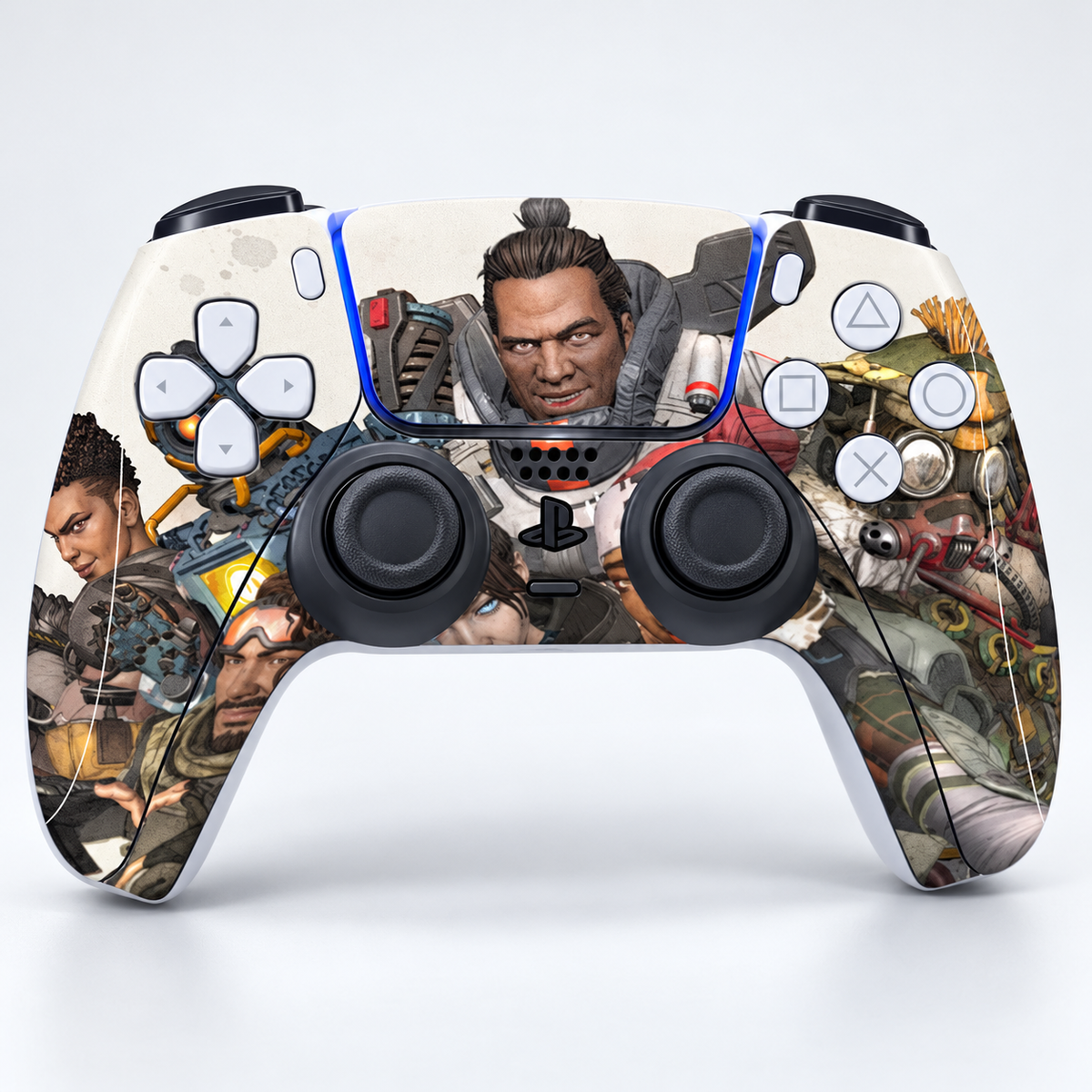 Apex Legends Gibraltar Squad Skin for PS5 DualSense Controller — studio overview