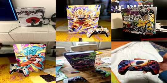 Custom Gaming Console Skin – Personalized Design for PS5, Xbox, Nintendo Switch & More