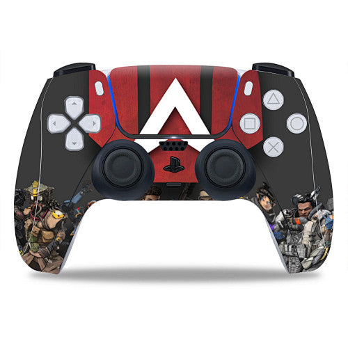 Apex Legends Crimson Emblem Skin for PS5 DualSense Controller — supplier artwork and coverage reference