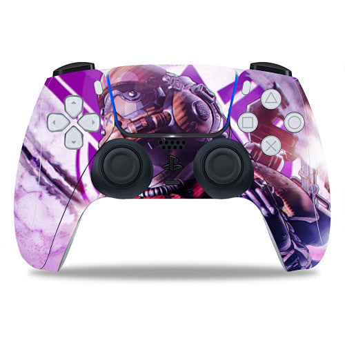 Apex Legends Pathfinder Purple Skin for PS5 DualSense Controller — supplier artwork and coverage reference