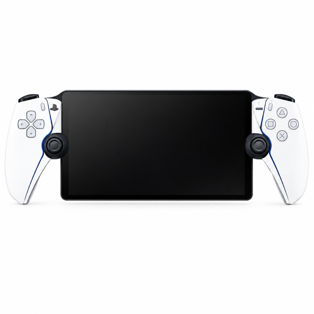 Arctic White Skin for PlayStation Portal — front mockup; skin only