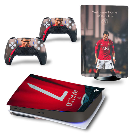 C.RONALDO MAN UNITED - PLAYSTATION 5 DISK & PS5 DIGITAL PROTECTOR SKIN