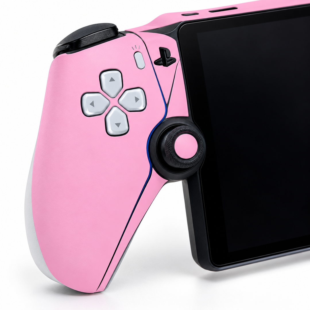 Blush Pink Skin for PlayStation Portal — detail mockup; skin only