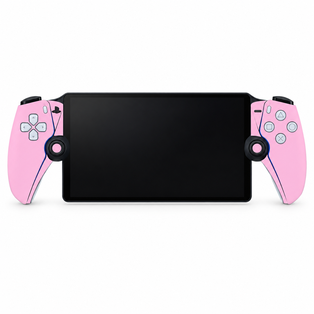 Blush Pink Skin for PlayStation Portal — front mockup; skin only