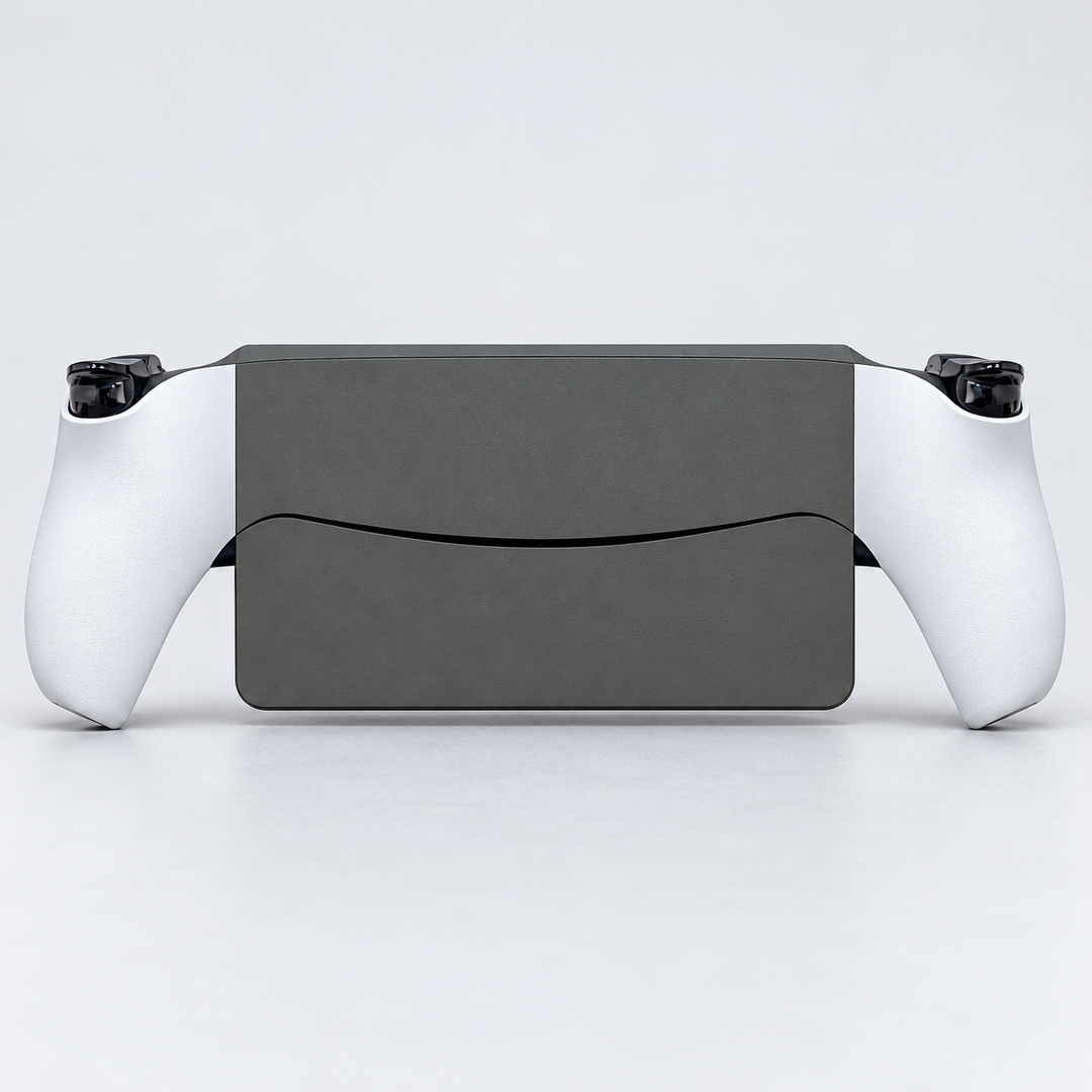 Charcoal Grey Skin for PlayStation Portal — back view mockup