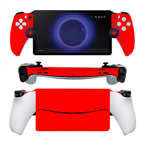 Crimson Red Skin for PlayStation Portal — design reference