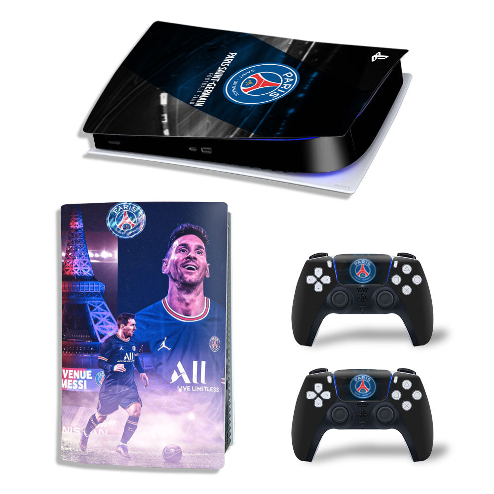 LEO MESSI PSG - PLAYSTATION 5 DISK & PS5 DIGITAL PROTECTOR SKIN