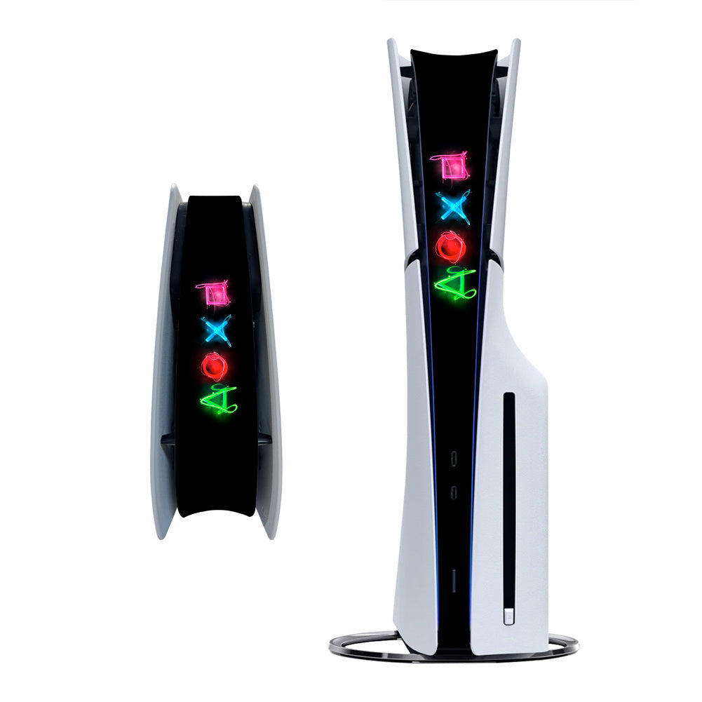 PlayStation Symbols PS5 Slim Centre Protector Skin - Elevate your console with iconic gaming symbols!