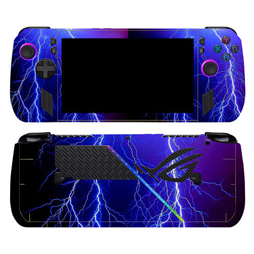 Electric Violet Lightning Skin for ASUS ROG Ally X — design reference