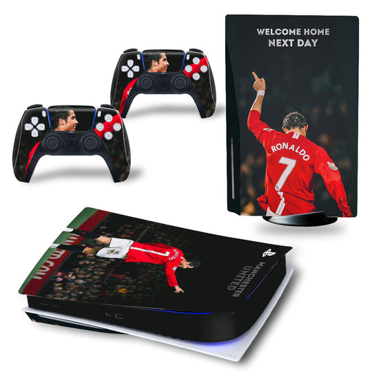 C.RONALDO MAN UNITED - PLAYSTATION 5 DISK & PS5 DIGITAL PROTECTOR SKIN