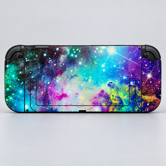 Galaxy Colors Skin for Nintendo Switch 2 — back view mockup