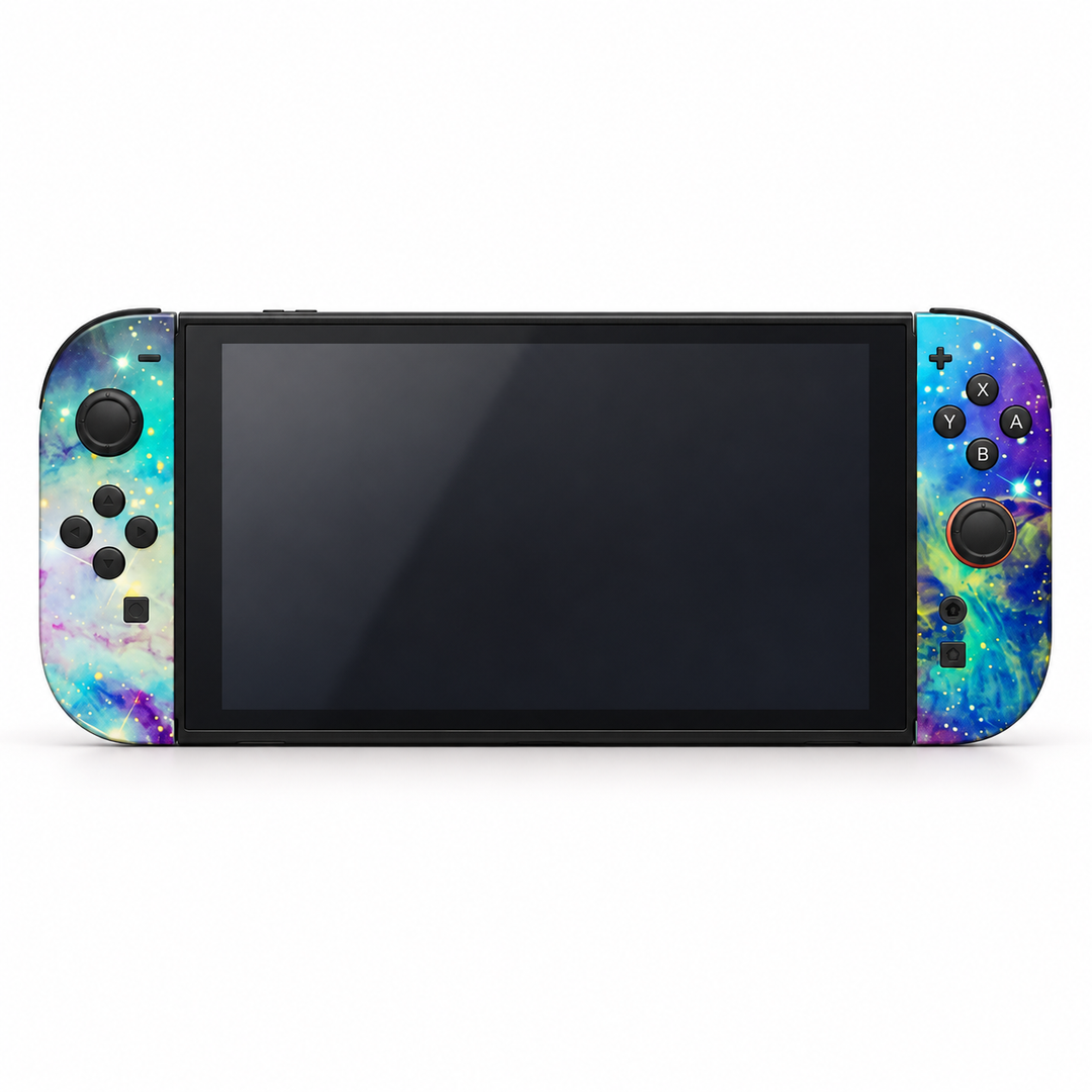 Galaxy Colors Skin for Nintendo Switch 2 — front view mockup