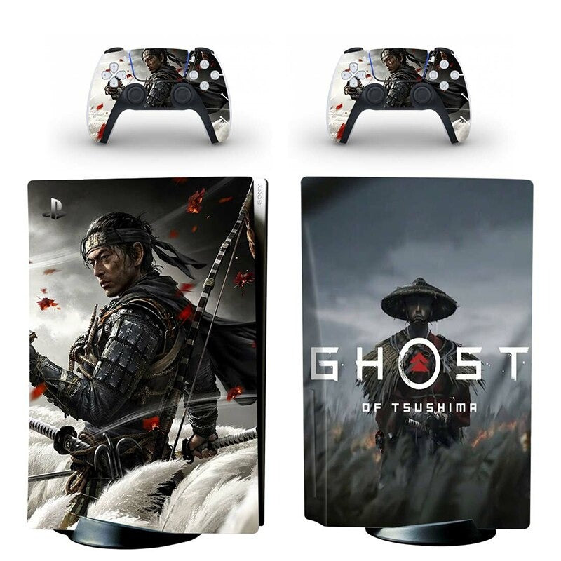 GHOST OF TSUSHIMA - PLAYSTATION 5 DISK & PS5 DIGITAL PROTECTOR SKIN