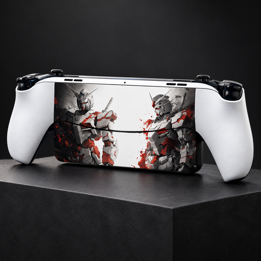 Gundam Battle Skin for PlayStation Portal — back mockup; skin only