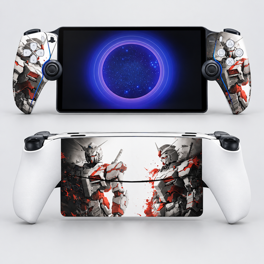 Gundam Battle Skin for PlayStation Portal — hero mockup; skin only