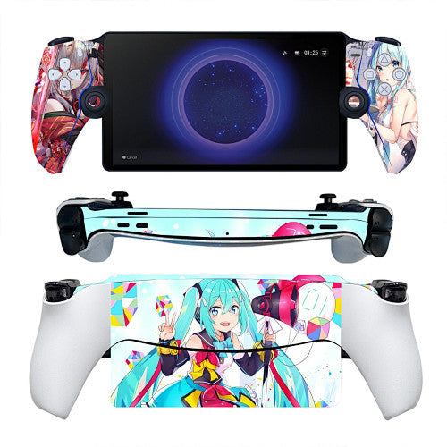 Hatsune Miku Pop Skin for PlayStation Portal — supplier design and coverage reference