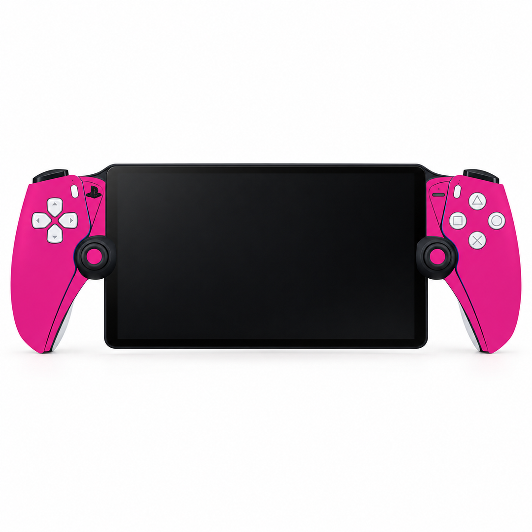 Hot Pink Skin for PlayStation Portal — front mockup; skin only