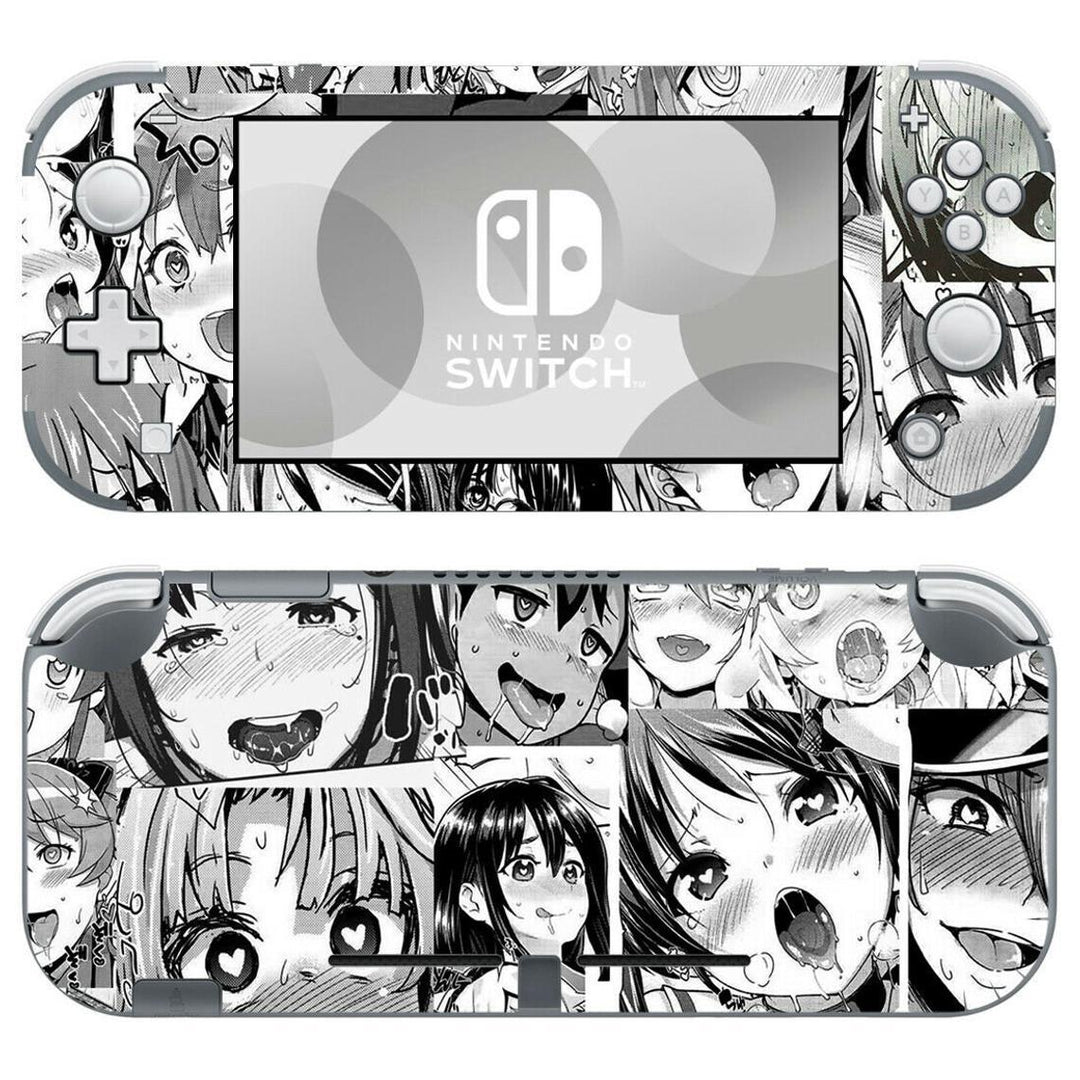 ANIME AHEGAO SEXY GIRL - NINTENDO SWITCH LITE PROTECTOR SKIN