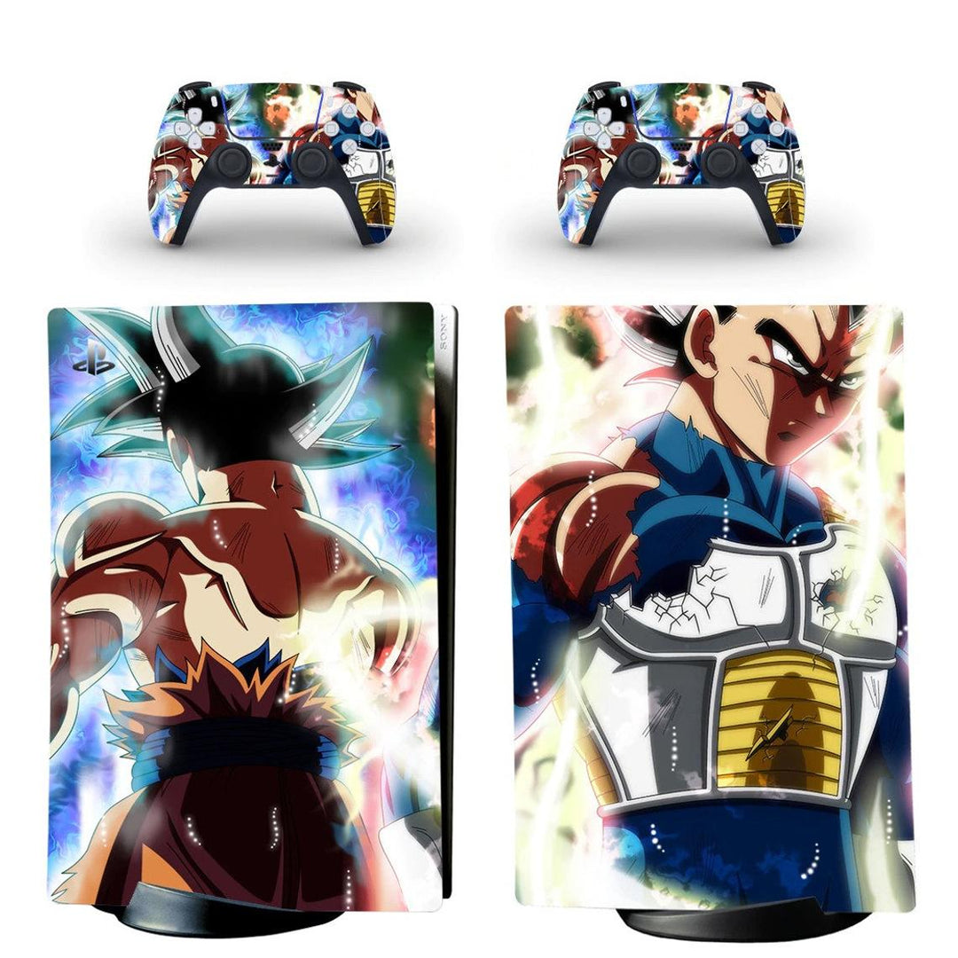 SON GOKU AND VEGETA - PS5 DIGITAL EDITION PROTECTOR SKIN