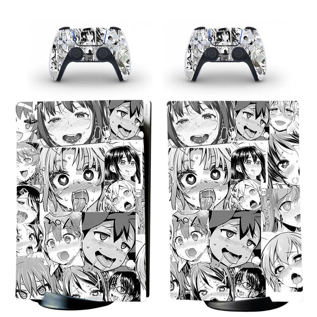 PS5 DIGITAL EDITION SKIN - Anime Ahegao Protector for PS5 Console