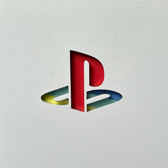 10/PCS RETRO PS LOGO PS5 PLAYSTATION 5 CONSOLE VINYL STICKER DECAL SKIN UNDERLAY