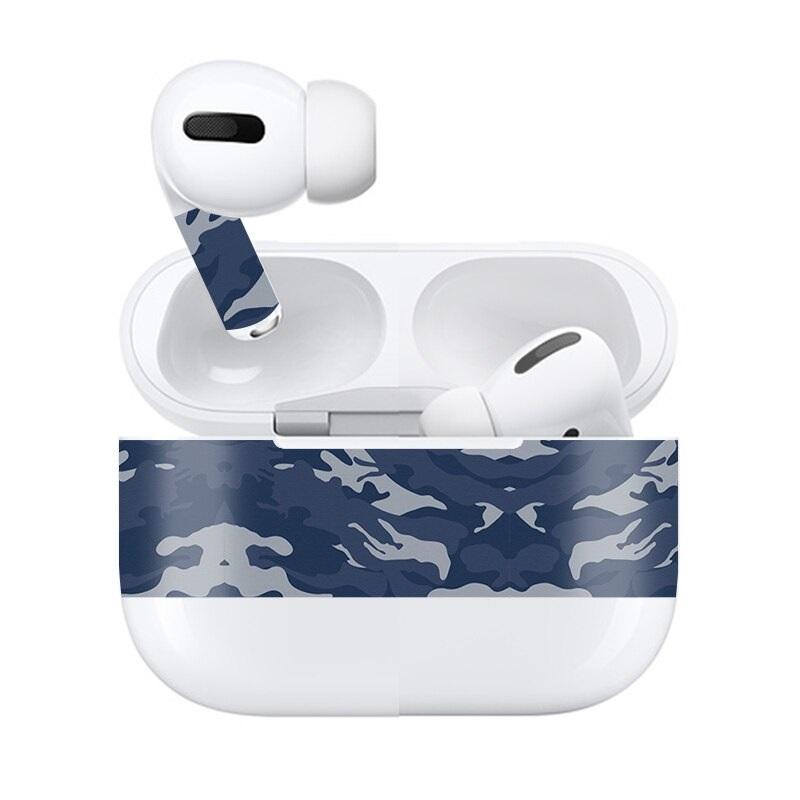 BLUE CAMOUFLAGE - AIRPODS PRO PROTECTOR SKIN - best-skins