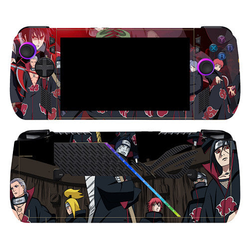 Naruto Akatsuki Squad Skin for ASUS ROG Ally X — supplier design and coverage reference
