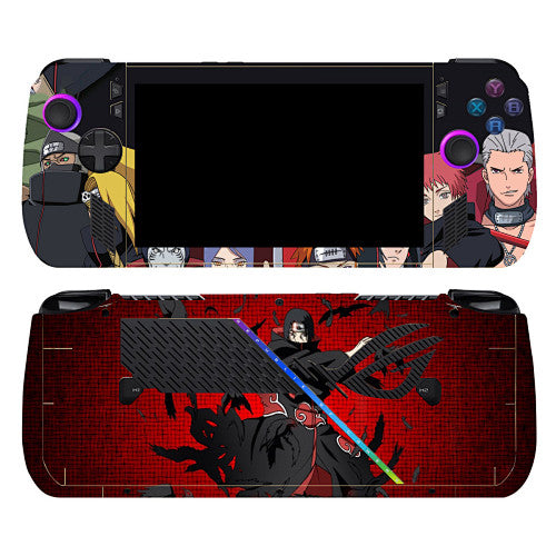 Naruto Itachi Crimson Skin for ASUS ROG Ally X — supplier design and coverage reference