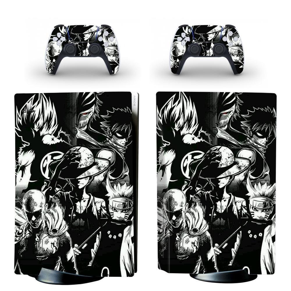 ANIME ONE PIECE AND NARUTO - PS5 DIGITAL EDITION PROTECTOR SKIN