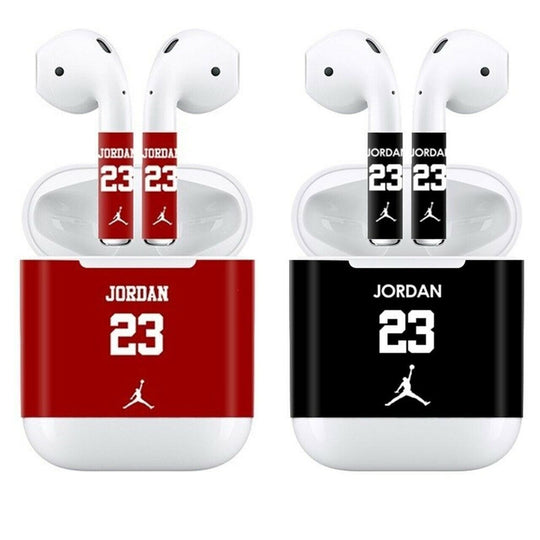 BLACK RED AIR JORDAN 23 - AIRPODS PROTECTOR SKIN - best-skins