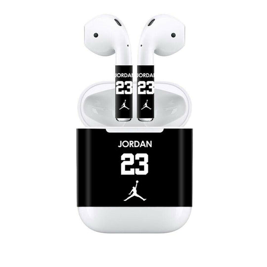 BLACK RED AIR JORDAN 23 - AIRPODS PROTECTOR SKIN - best-skins