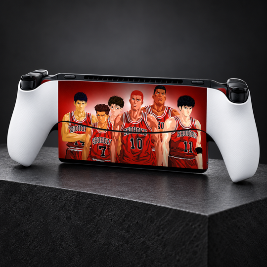 Slam Dunk Shohoku Skin for PlayStation Portal — back mockup; skin only