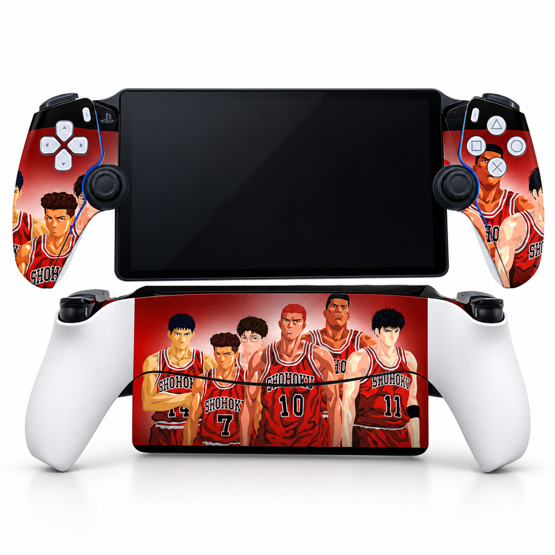 Slam Dunk Shohoku Skin for PlayStation Portal — front mockup; skin only