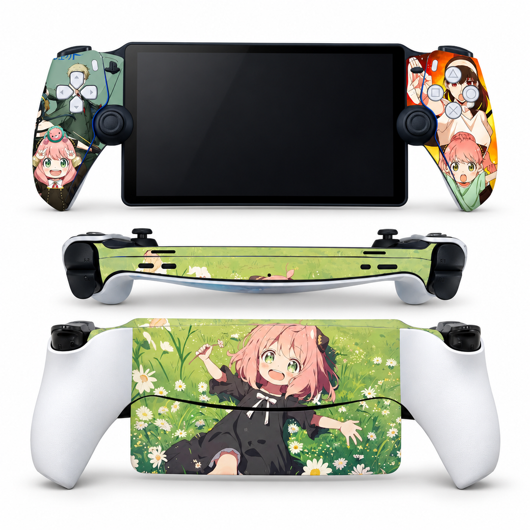 Spy x Family Anya Meadow Skin for PlayStation Portal — front mockup; skin only