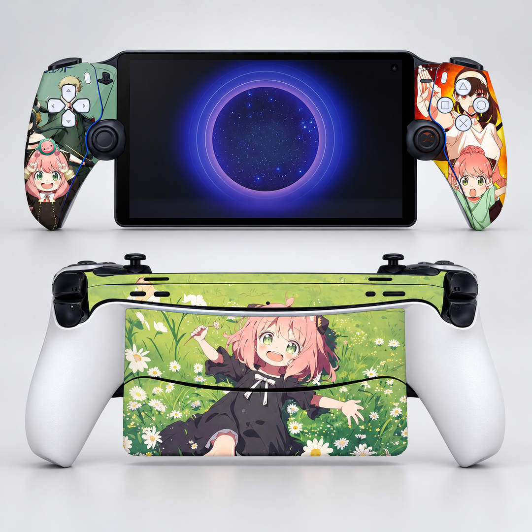 Spy x Family Anya Meadow Skin for PlayStation Portal — hero mockup; skin only